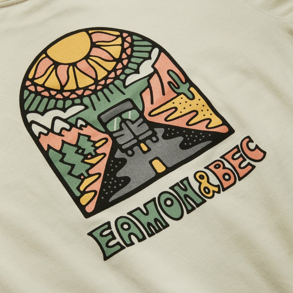 Eamon & Bec "ON THE ROAD" Crew Sweatshirt